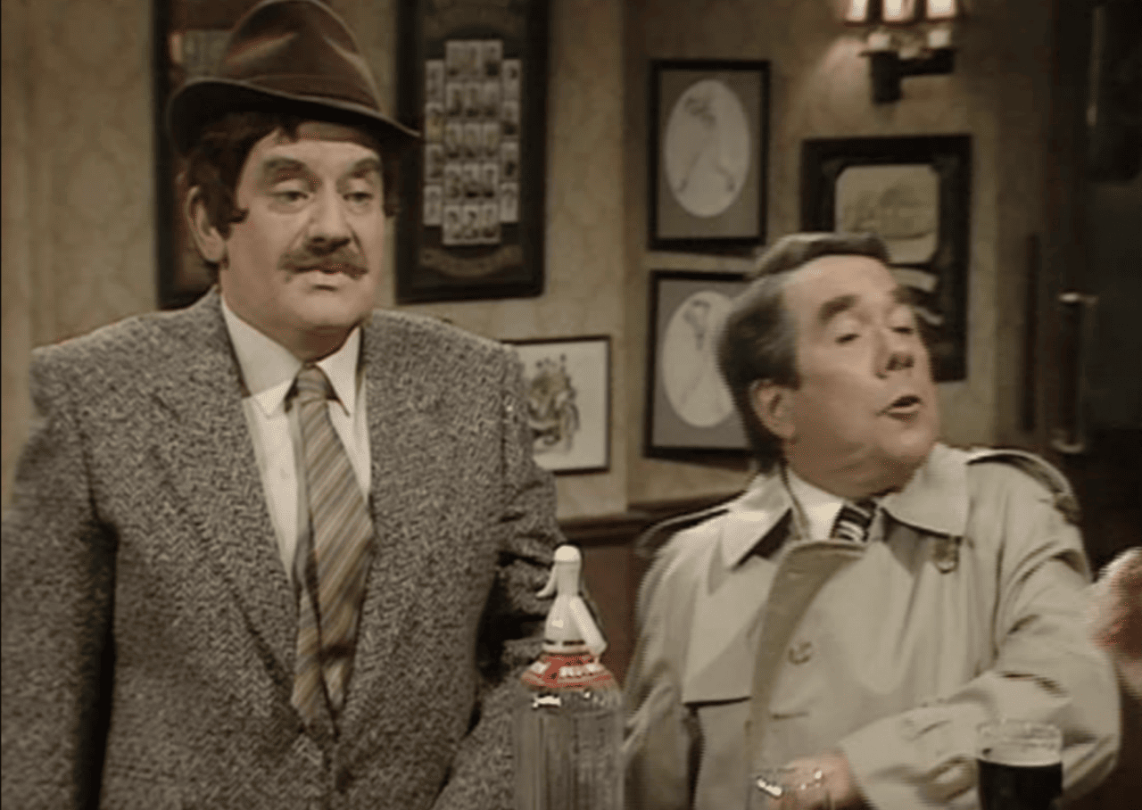 Ronnie Barker and Ronnie Corbett in The Two Ronnies